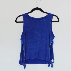Royal Blue Open Tank American Eagle